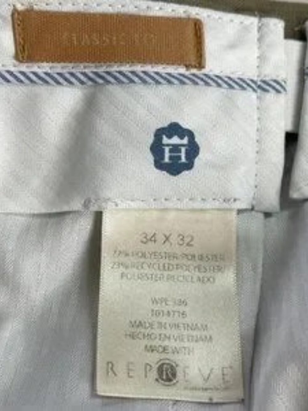 Light Green Straight Chino Pants Men's - Picture 4 of 7